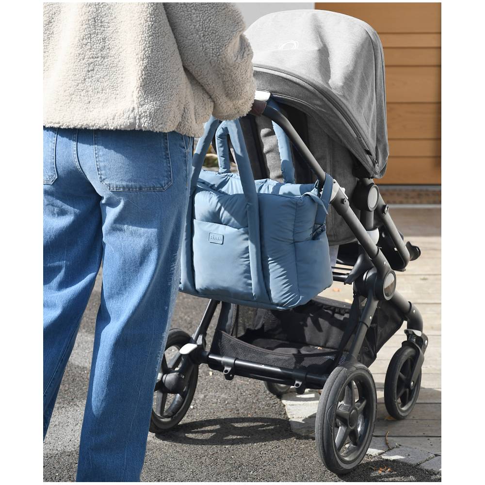Beaba - Puffy Paris Changing Bag - Blatic Blue